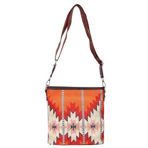 Aztec Canvas Crossbody Bag
